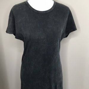 LuLaRoe M black acid wash Maria Dress NWTs